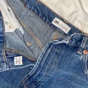 Zara high waisted jean shorts